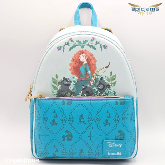 Loungefly Handbags - Loungefly Disney Pixar Brave Merida & Brothers Mini Backpack